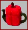 HTP010 Red Pepper Teapot - Resin