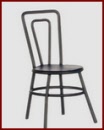 HA228 Small Black Metal Chair
